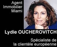 Lydie Oucherovitch, agent immobilier a Miami