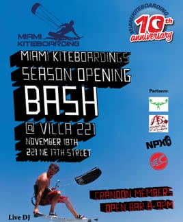 Miami Kite Boarding 2011 Bash
