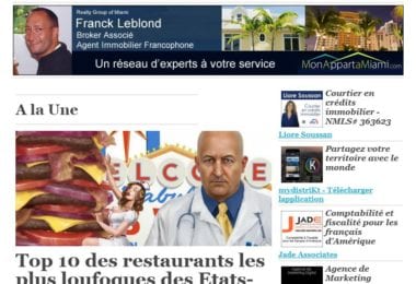 La newsletter French District Floride du Jeudi 1 Octobre 2015 - Top 10 des restaurants les plus loufoques des Etats-Unis