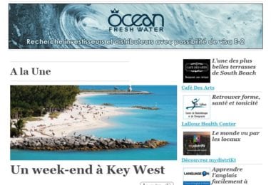 La newsletter French District Floride du Jeudi 11 Août 2016 - Au bout du bout des Etats-Unis