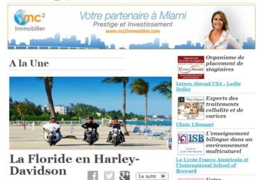 La newsletter French District Floride du Jeudi 11 Décembre 2014 - La Floride en Harley-Davidson