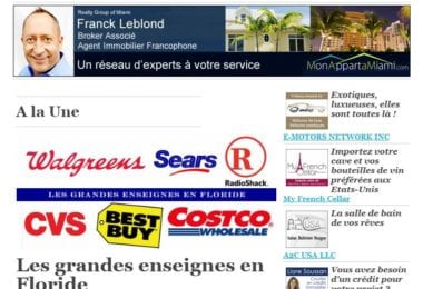 La newsletter French District Floride du Jeudi 12 Octobre 2017 - Les ancêtres d'Amazon