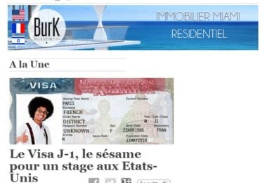 La newsletter French District Floride du Jeudi 13 Mars 2014 - Le sesame pour un stage aux Etats-Unis