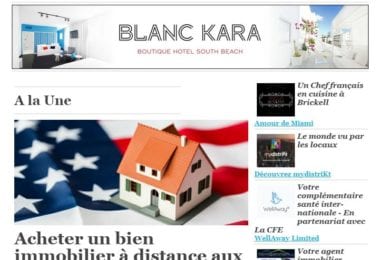 La newsletter French District Floride du Jeudi 15 Décembre 2016 - Investir ici quand on est la-bas