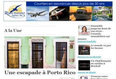 La newsletter French District Floride du Jeudi 17 Novembre 2016 - A la decouverte de l'ile de l'enchantement