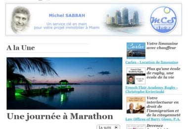 La newsletter French District Floride du Jeudi 19 Mars 2015 - Une journee a Marathon