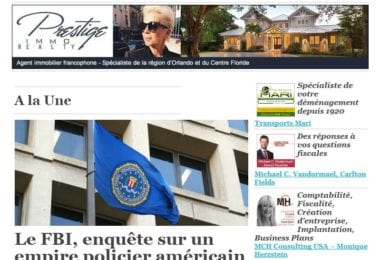 La newsletter French District Floride du Jeudi 2 Novembre 2017 - Une agence très spéciale