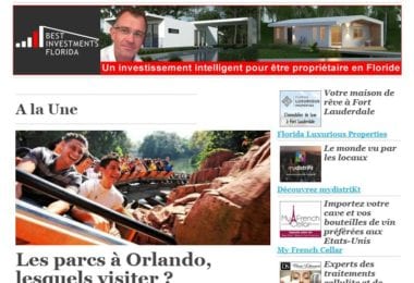 La newsletter French District Floride du Jeudi 20 Juillet 2017 - Les meilleurs parcs d’Orlando