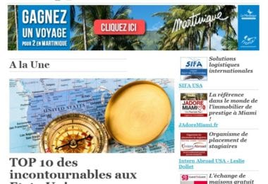 La newsletter French District Floride du Jeudi 20 Novembre 2014 - TOP 10 des incontournables aux Etats-Unis