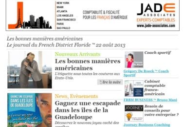 La newsletter French District Floride du Jeudi 22 Août 2013 - Les bonnes manières américaines