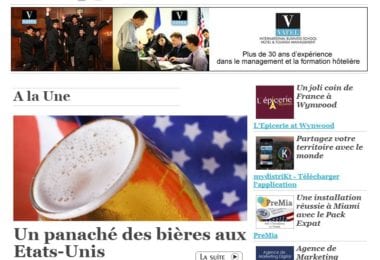 La newsletter French District Floride du Jeudi 23 Avril 2015 - Un panache des bieres aux Etats-Unis