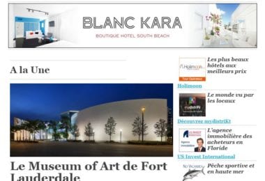 La newsletter French District Floride du Jeudi 23 Février 2017 - Tour du monde en 6 200 oeuvres