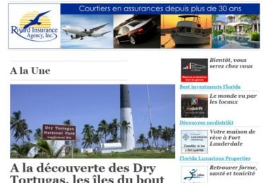 La newsletter French District Floride du Jeudi 29 Juin 2017 - À l’ouest des Keys