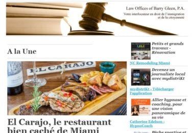 La newsletter French District Floride du Jeudi 29 Octobre 2015 - El Carajo