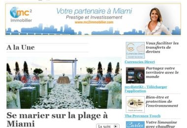 La newsletter French District Floride du Jeudi 30 Juillet 2015 - Best Of de l'ete 2015 - Le meilleur de la Floride numero 2