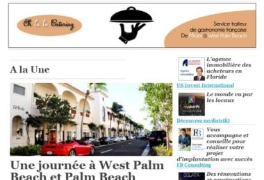 La newsletter French District Floride du Jeudi 30 Mars 2017 - Le bijou de la Gold Coast