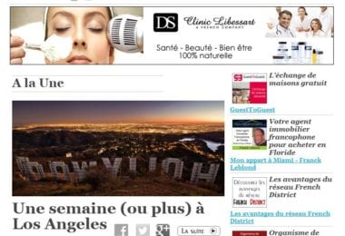 La newsletter French District Floride du Jeudi 30 Octobre 2014 - Escapade a Los Angeles