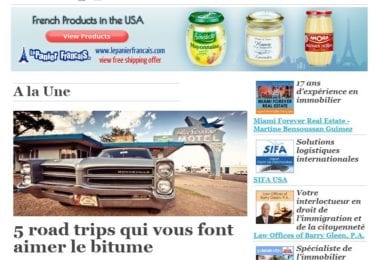 La newsletter French District Floride du Jeudi 4 Décembre 2014 - 5 road trips qui vous font aimer le bitume
