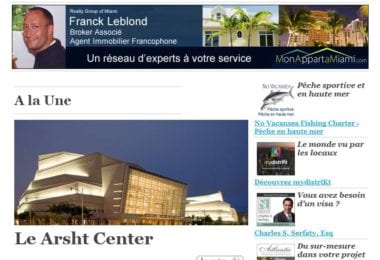 La newsletter French District Floride du Jeudi 5 Mai 2016 - Cocktail