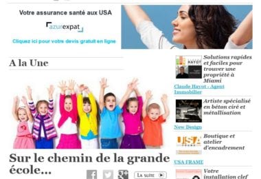 La newsletter French District Floride du Jeudi 7 Août 2014 - L'ete en Floride - Best of numero 6