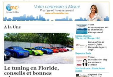 La newsletter French District Floride du Jeudi 8 Janvier 2015 - Le tuning en Floride
