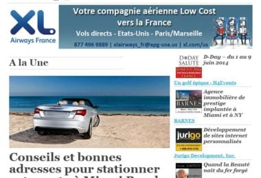 La newsletter French District Floride du Jeudi 8 Mai 2014 - Se garer a Miami Beach