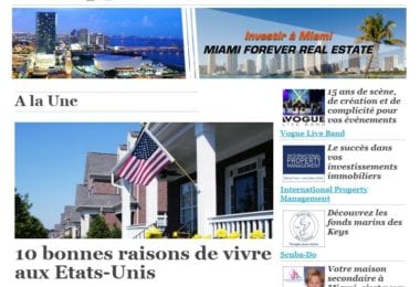 La newsletter French District Floride du Jeudi 9 Octobre 2014 - 10 bonnes raisons de vivre aux Etats-Unis
