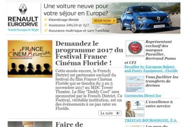 La newsletter French District Floride du Mardi 10 Octobre 2017 - Dans un fauteuil