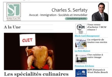 La newsletter French District Floride du Mardi 12 Novembre 2013 - De la dinde et de la citrouille