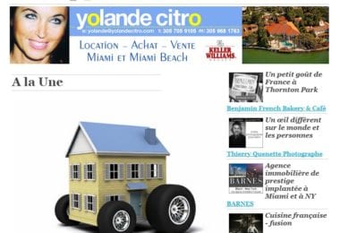 La newsletter French District Floride du Mardi 14 Janvier 2014 - Une maison ambulante en Floride