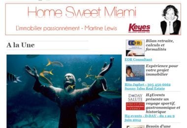 La newsletter French District Floride du Mardi 15 Avril 2014 - Une plongee miraculeuse