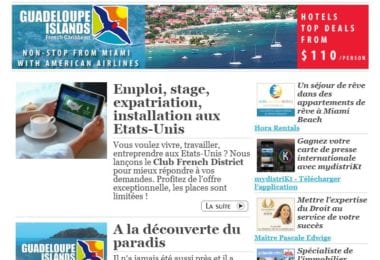 La newsletter French District Floride du Mardi 15 Décembre 2015 - Direction le paradis et petits cadeaux sucres