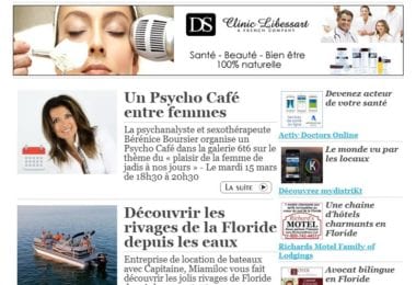 La newsletter French District Floride du Mardi 15 Mars 2016 - Ce soir c’est entre femmes !