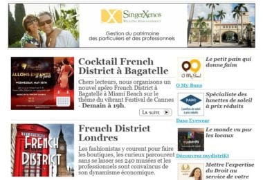 La newsletter French District Floride du Mardi 17 Mai 2016 - A Miami