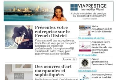 La newsletter French District Floride du Mardi 20 Juin 2017 - Ma maison est une œuvre d'art