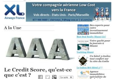 La newsletter French District Floride du Mardi 20 Mai 2014 - Pour un bon Credit Score il faut...