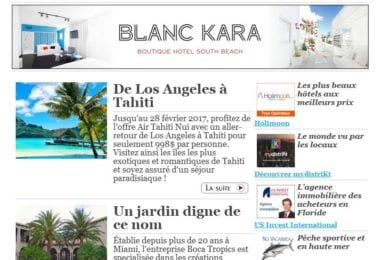 La newsletter French District Floride du Mardi 21 Février 2017 - La main verte de Floride