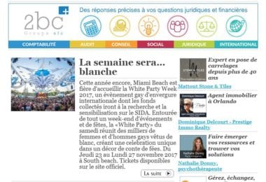 La newsletter French District Floride du Mardi 21 Novembre 2017 - Une semaine en blanc