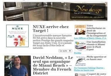 La newsletter French District Floride du Mardi 24 Mars 2015 - Networking et Bonnes Adresses en Floride