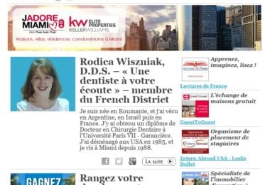 La newsletter French District Floride du Mardi 25 Novembre 2014 - Networking et Bonnes Adresses en Floride