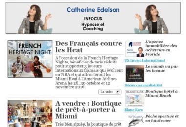 La newsletter French District Floride du Mardi 25 Octobre 2016 - Les Heat vont perdre