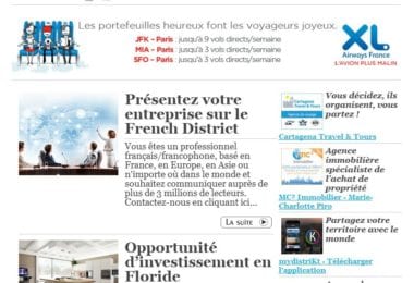 La newsletter French District Floride du Mardi 26 Mai 2015 - Networking et Bonnes Adresses en Floride