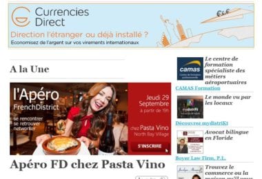 La newsletter French District Floride du Mardi 27 Septembre 2016 - On a hate de vous voir