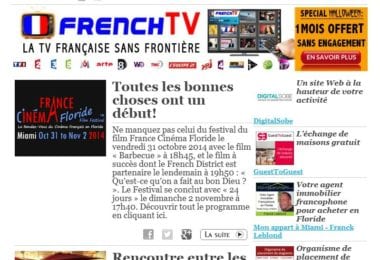 La newsletter French District Floride du Mardi 28 Octobre 2014 - Networking et Bonnes Adresses en Floride