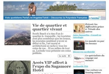 La newsletter French District Floride du Mardi 31 Janvier 2017 - Tout sauf un quartier tranquille