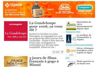 La newsletter French District Floride du Mardi 31 Octobre 2017 - Une question à 100$