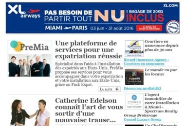 La newsletter French District Floride du Mardi 5 Juillet 2016 - Un mois de Juillet 100% francais