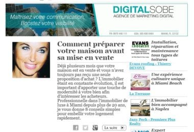 La newsletter French District Floride du Mardi 6 Janvier 2015 - Networking et Bonnes Adresses en Floride