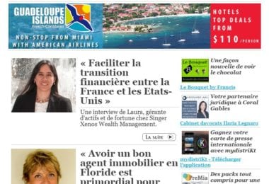 La newsletter French District Floride du Mardi 8 Décembre 2015 - Interviews