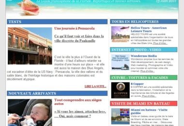 La newsletter French District Floride du Mercredi 15 Juin 2011 - Une journee a Pensacola - French District